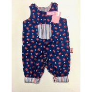 Reversible Dungarees , Crabs