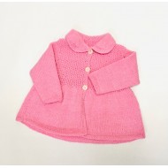 Knitwear Matinee Jacket, Pink