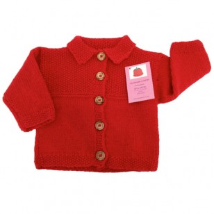 Knitwear, Jacket Red